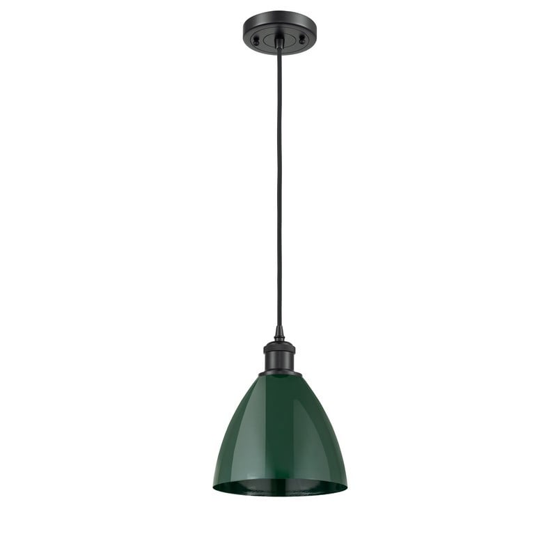 INNOVATIONS LIGHTING 516-1P-MBD-75-GR PLYMOUTH DOME BALLSTON 7 1/2 INCH 1 LIGHT CEILING MOUNT MINI PENDANT