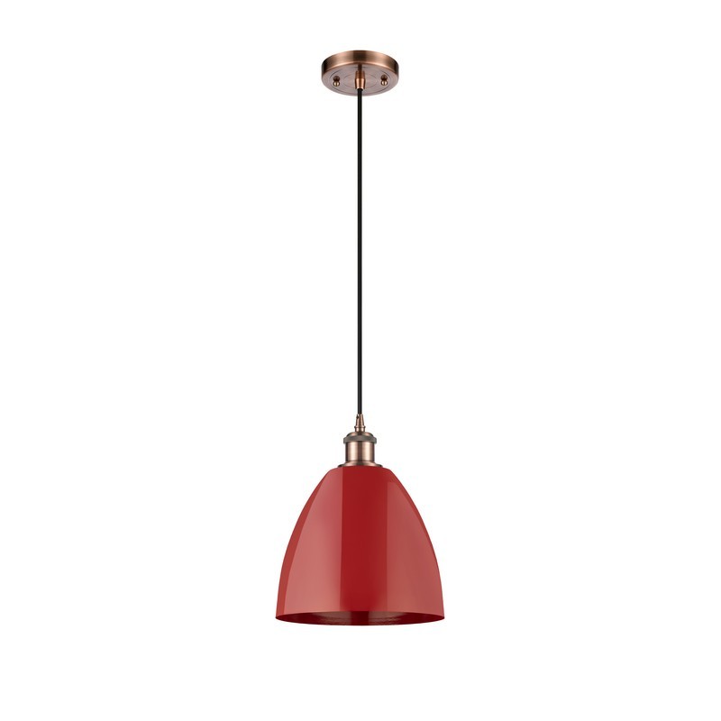 INNOVATIONS LIGHTING 516-1P-MBD-9-RD PLYMOUTH DOME BALLSTON 9 INCH 1 LIGHT CEILING MOUNT MINI PENDANT