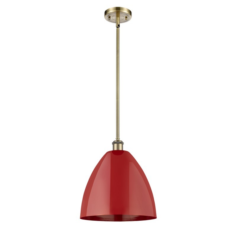 INNOVATIONS LIGHTING 516-1S-MBD-12-RD PLYMOUTH DOME BALLSTON 12 INCH 1 LIGHT CEILING MOUNT PENDANT