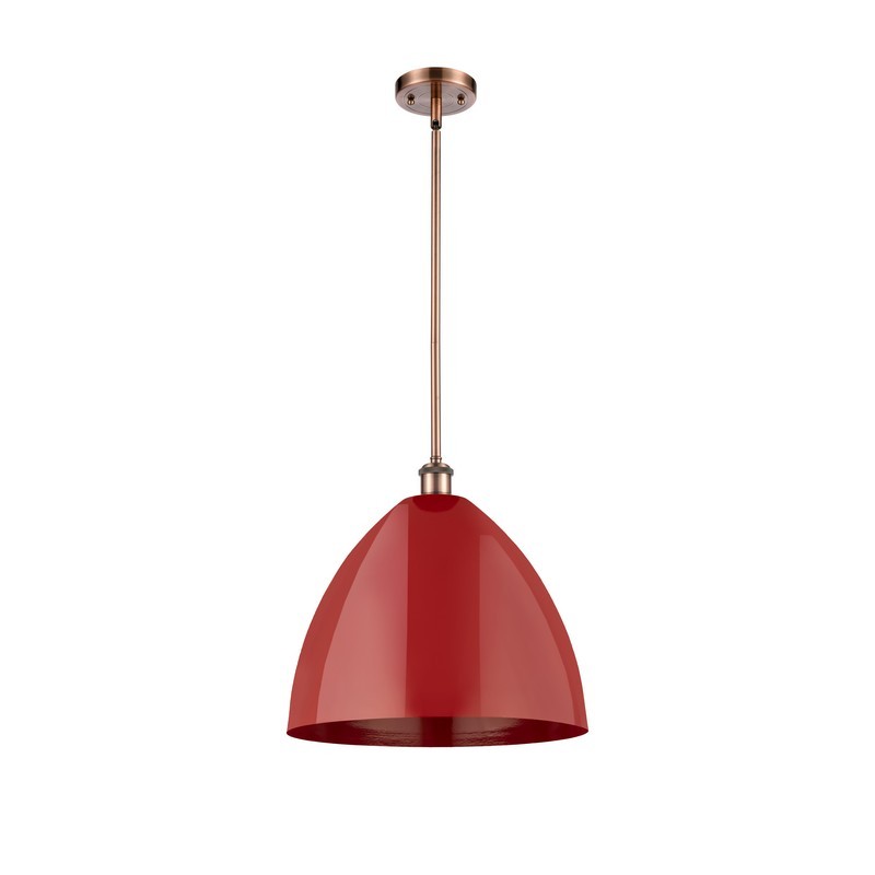 INNOVATIONS LIGHTING 516-1S-MBD-16-RD PLYMOUTH DOME BALLSTON 16 INCH 1 LIGHT CEILING MOUNT PENDANT