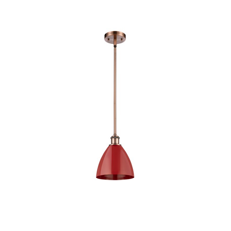 INNOVATIONS LIGHTING 516-1S-MBD-75-RD PLYMOUTH DOME BALLSTON 7 1/2 INCH 1 LIGHT CEILING MOUNT PENDANT