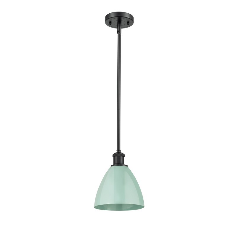 INNOVATIONS LIGHTING 516-1S-MBD-75-SF PLYMOUTH DOME BALLSTON 7 1/2 INCH 1 LIGHT CEILING MOUNT PENDANT
