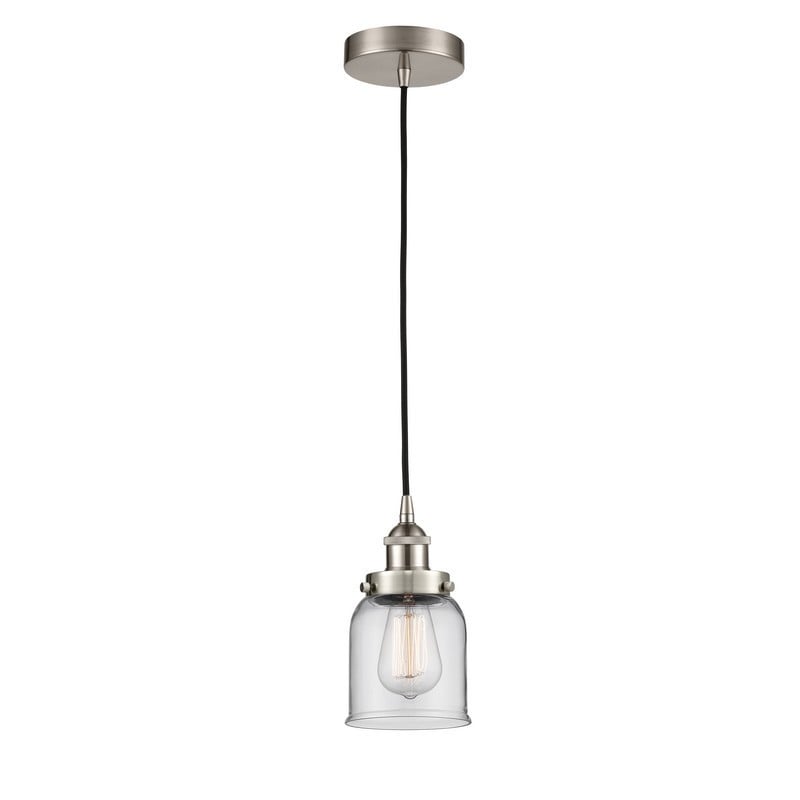 INNOVATIONS LIGHTING 616-1PH-G52 FRANKLIN RESTORATION SMALL BELL 1 LIGHT 5 INCH CLEAR GLASS MINI PENDANT