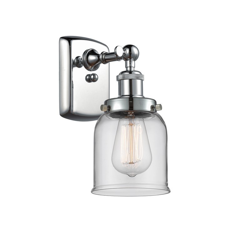 INNOVATIONS LIGHTING 916-1W-G52 BALLSTON SMALL BELL 1 LIGHT 5 INCH CLEAR GLASS WALL SCONCE