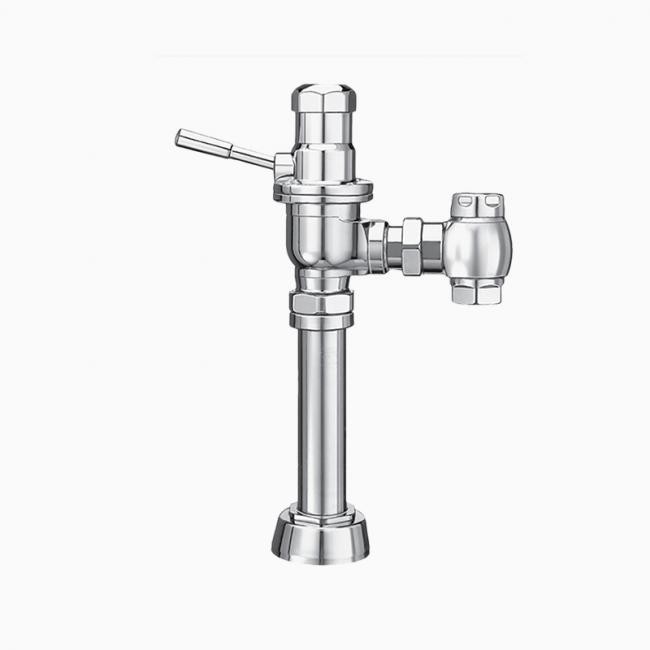 SLOAN 3050006 DOLPHIN 111 U 1.6 GPF TOP SPUD SINGLE FLUSH EXPOSED MANUAL WATER CLOSET FLUSHOMETER WITH 1 1/4 INCH FLUSH CONNECTION - POLISHED CHROME
