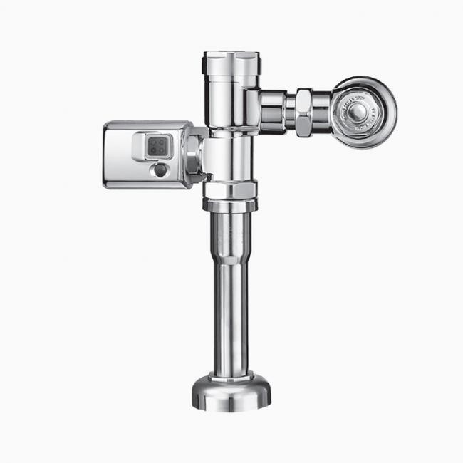 SLOAN 3072444 GEM-2 180 XL SMO 3.5 GPF TOP SPUD SINGLE FLUSH EXPOSED SENSOR URINAL FLUSHOMETER WITH ADAPTER AND ELECTRICAL OVERRIDE - POLISHED CHROME