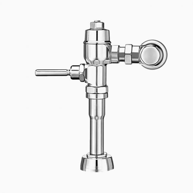 SLOAN 3142401 NAVAL 180-1 XYV W/B32A 1.0 GPF TOP SPUD SINGLE FLUSH EXPOSED MANUAL URINAL FLUSHOMETER WITH LESS VACUUM BREAKER AND B32A HANDLE - POLISHED CHROME