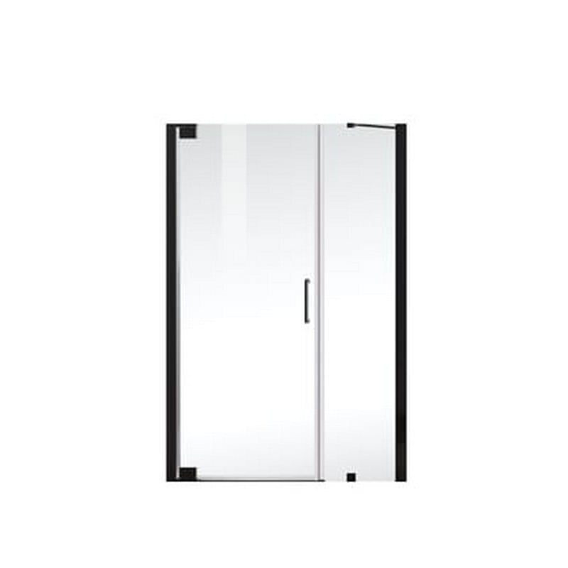 ELEGANT FURNITURE LIGHTING SD404-4872 FLYNN 48 X 72 INCH SEMI-FRAMELESS HINGED SHOWER DOOR