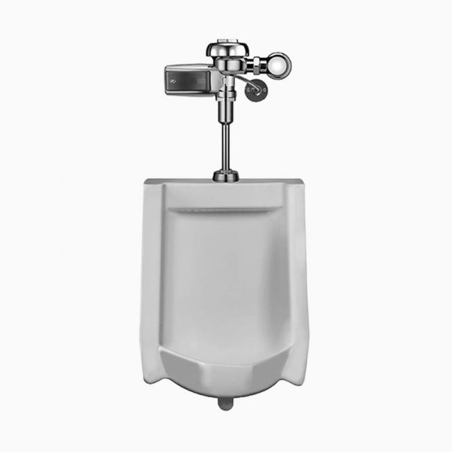 SLOAN 10001310 WEUS1000.1310 SU1009 WALL MOUNT URINAL AND 186 SMOOTH FLUSHOMETER - WHITE