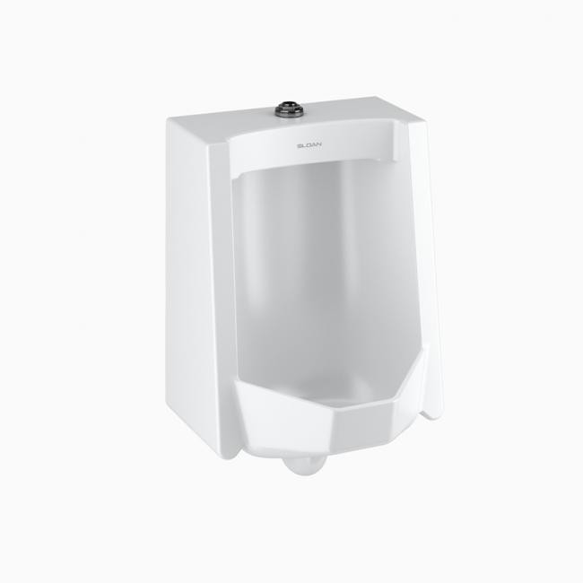 SLOAN 1101009T SU1009A CO WALL MOUNT CARBON OFFSET WASHDOWN URINAL - WHITE