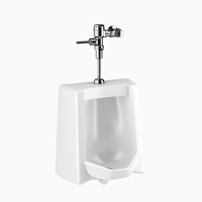 SLOAN 12001006 WEUS1200.1006 SU1209 WALL MOUNT URINAL AND CROWN 186 FLUSHOMETER - WHITE