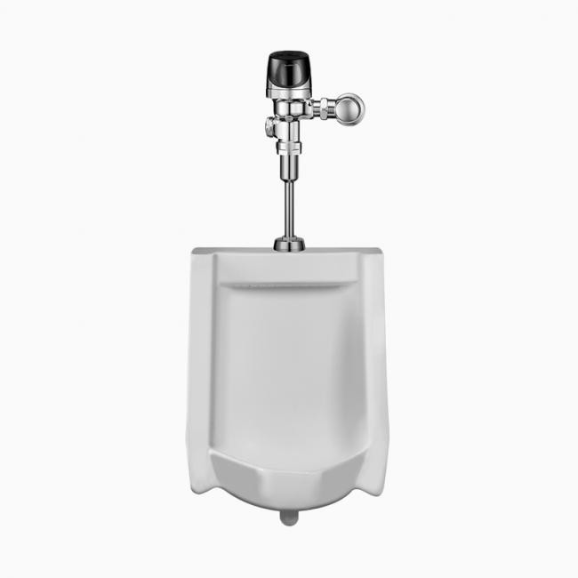 SLOAN 12001410 WEUS1200.1410 SU1209 WALL MOUNT URINAL AND ECOS 8186 FLUSHOMETER - WHITE