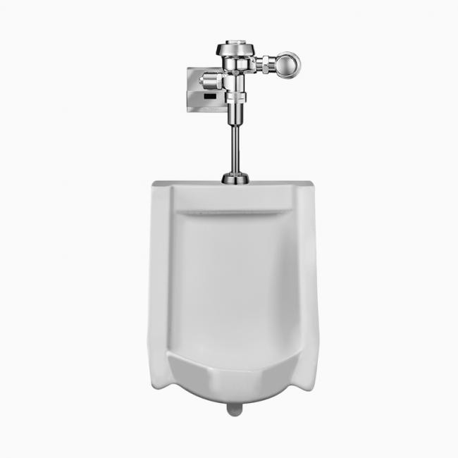 SLOAN 12021301 WEUS1202.1301 SU1209 WALL MOUNT URINAL AND ROYAL 186 ESS FLUSHOMETER - WHITE