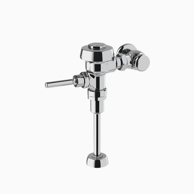 SLOAN 3012644 ROYAL 186 XYV L / STOP 1.5 GPF TOP SPUD SINGLE FLUSH EXPOSED MANUAL URINAL FLUSHOMETER WITH LESS VACUUM BREAKER AND METAL INDEX PUSH BUTTON - POLISHED CHROME