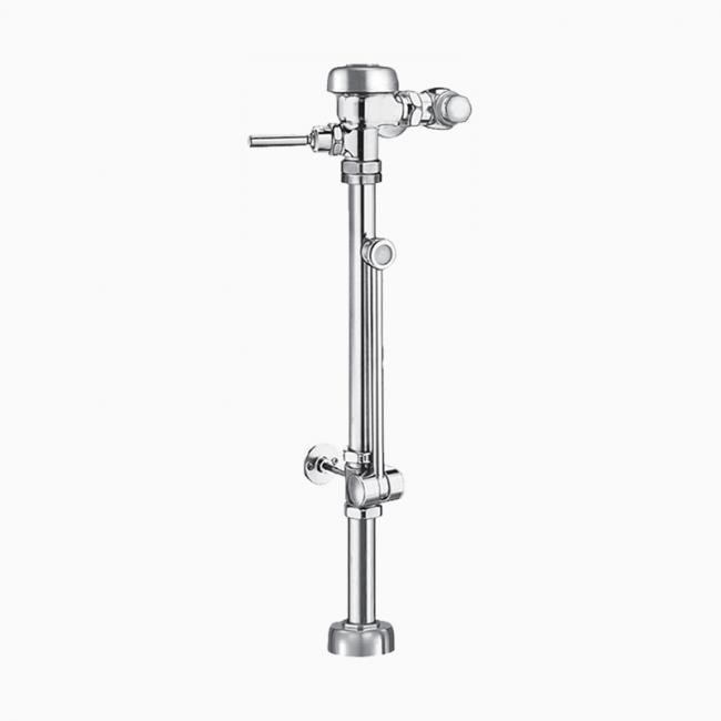 SLOAN 3789650 BPW 1100-1.28 DFB 1.28 GPF TOP SPUD SINGLE FLUSH EXPOSED MANUAL WATER CLOSET BEDPAN WASHER FLUSHOMETER WITH DUAL FILTERED FIXED BYPASS DIAPHRAGM - POLISHED CHROME