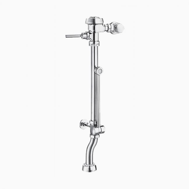SLOAN 3919760 ROYAL BPW 1150-1.6 SG YI 1.6 GPF SINGLE FLUSH TOP SPUD EXPOSED MANUAL WATER CLOSET BEDPAN WASHER FLUSHOMETER WITH SANIGARD HANDLE AND DOUBLE WALL BUMPER - POLISHED CHROME