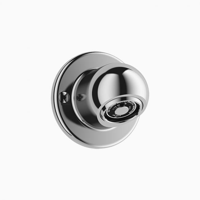 SLOAN 4024500 ACT-O-MATIC AC450-2.5 CP WALL MOUNT MULTI FUNCTION ROUND SHOWER HEAD - POLISHED CHROME
