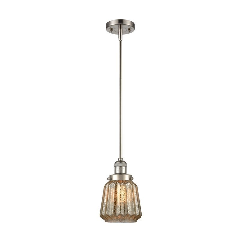 INNOVATIONS LIGHTING 201S-G146 FRANKLIN RESTORATION CHATHAM 6 INCH ONE LIGHT MINI PENDANT