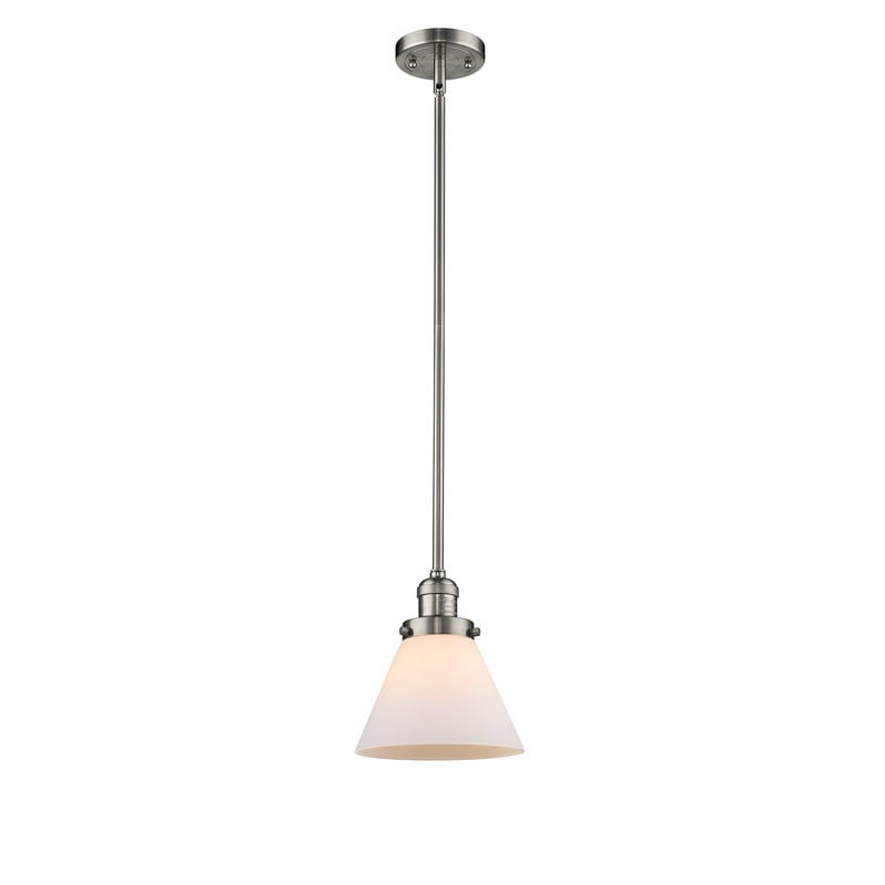 INNOVATIONS LIGHTING 201S-G41 FRANKLIN RESTORATION LARGE CONE 8 INCH ONE LIGHT MINI PENDANT