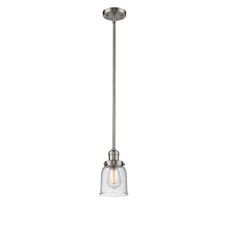 INNOVATIONS LIGHTING 201S-G54 FRANKLIN RESTORATION SMALL BELL 5 INCH ONE LIGHT MINI PENDANT