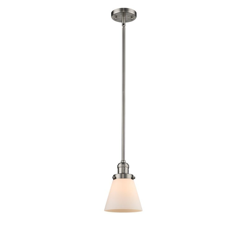 INNOVATIONS LIGHTING 201S-G61 FRANKLIN RESTORATION SMALL CONE 6 INCH ONE LIGHT MINI PENDANT