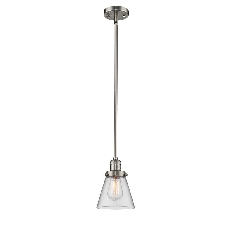 INNOVATIONS LIGHTING 201S-G62 FRANKLIN RESTORATION SMALL CONE 6 INCH ONE LIGHT MINI PENDANT