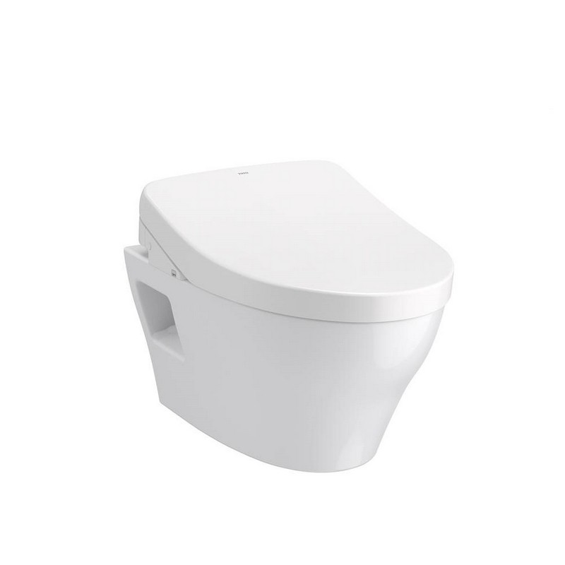 TOTO CWT4283046CMFG#MS EP WASHLET+ S500E WALL-HUNG TOILET, 1.28 GPF & 0.9 GPF