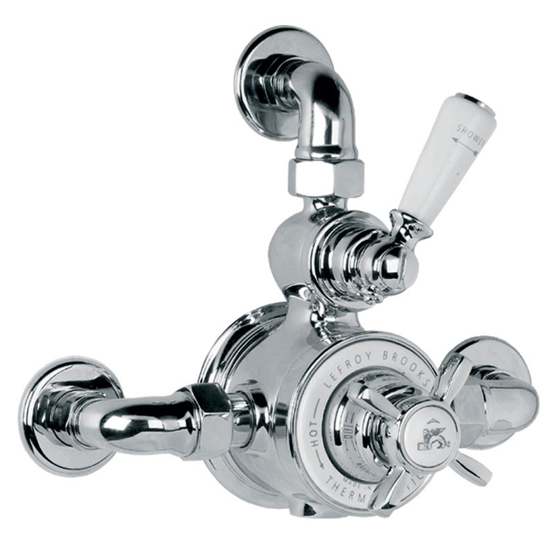 LEFROY BROOKS GD-8725 CLASSIC EXPOSED DUAL CONTROL GODOLPHIN THERMOSTATIC MIXING VALVE WITH TOP RETURN