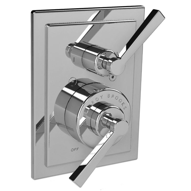LEFROY BROOKS M1-4303 MACKINTOSH 5 7/8 INCH PRESSURE BALANCE TRIM ONLY WITH 2 WAY DIVERTER AND LEVER HANDLE