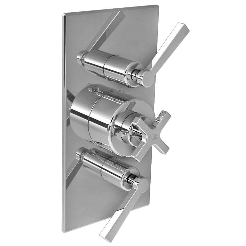 LEFROY BROOKS M2-4404 FLEETWOOD 5 3/4 INCH THERMOSTATIC TRIM ONLY WITH FLOW CONTROL AND 2 WAY DIVERTER