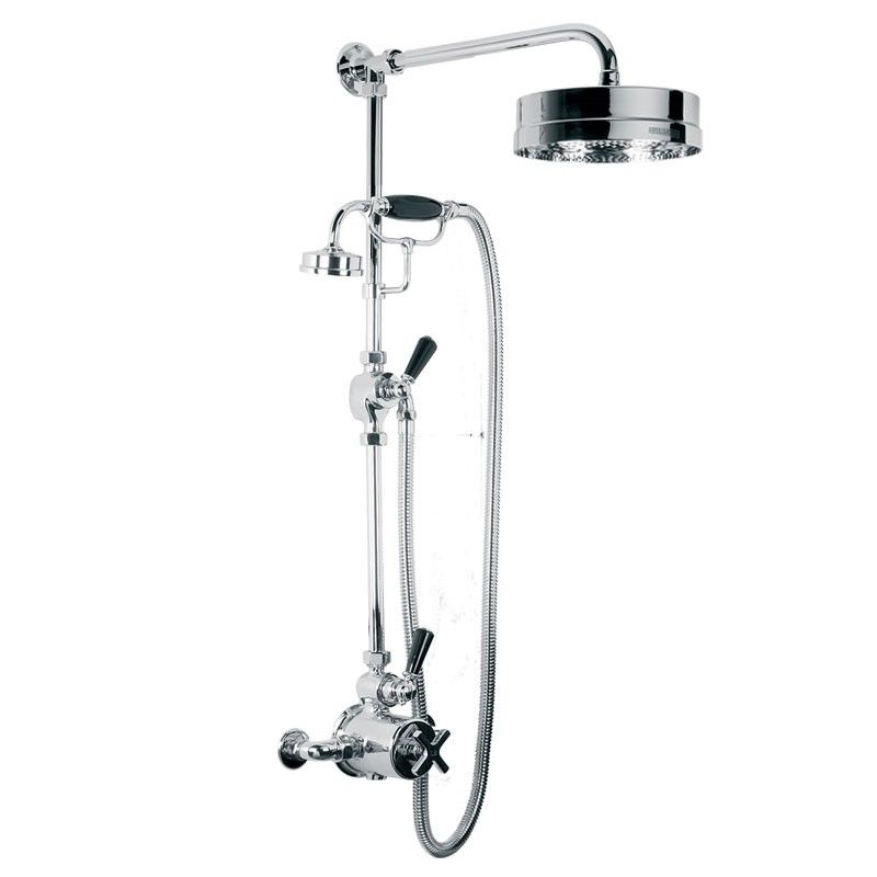 LEFROY BROOKS MK-8704 MACKINTOSH 42 1/2 INCH WALL MOUNT TWO HOLES EXPOSED THERMOSTATIC BATH SHOWER MIXER