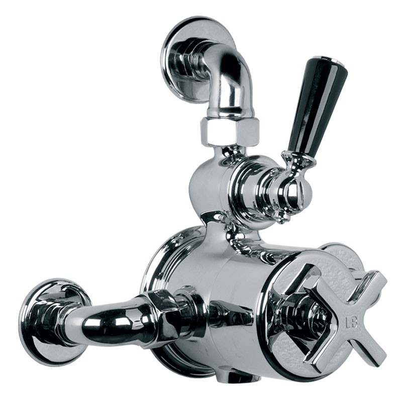 LEFROY BROOKS MK-8725 MACKINTOSH EXPOSED DUAL CONTROL GODOLPHIN THERMOSTATIC MIXING VALVE WITH TOP RETURN