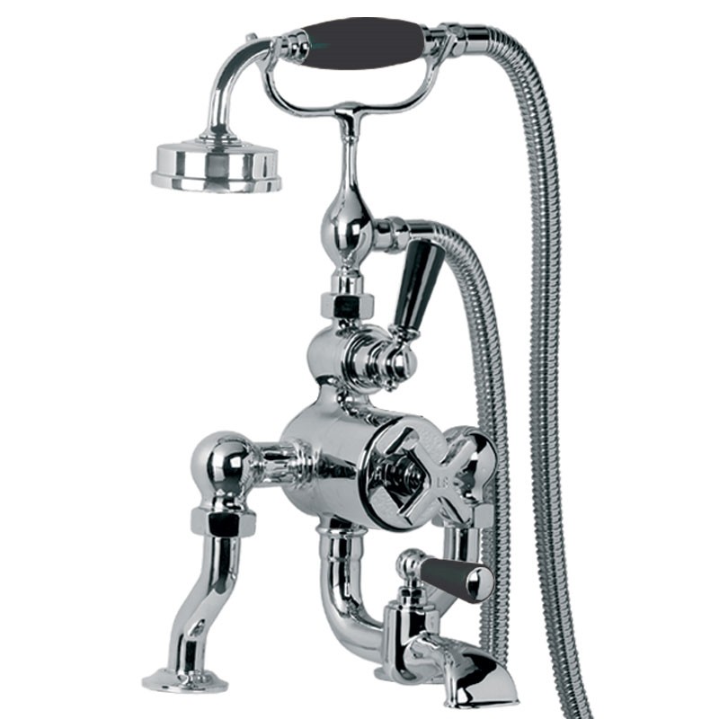 LEFROY BROOKS MK-8823 MACKINTOSH TWO HOLES DECK MOUNT EXPOSED THERMOSTATIC TUB FILLER WITH HANDSHOWER