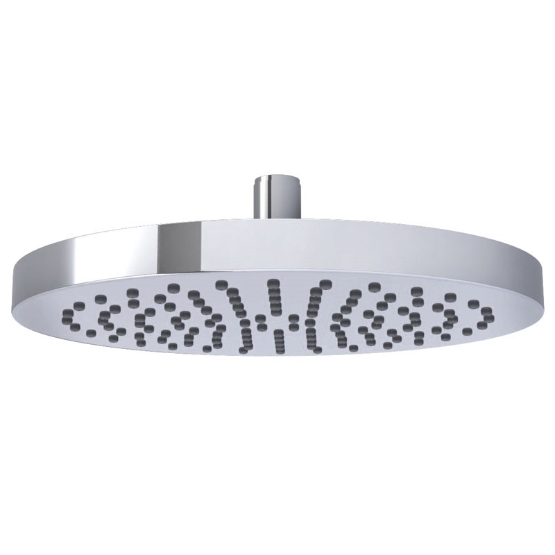 LEFROY BROOKS Y1-4602 KAFKA 8 INCH STAINLESS STEEL AND PLASTIC ROUND SHOWER HEAD