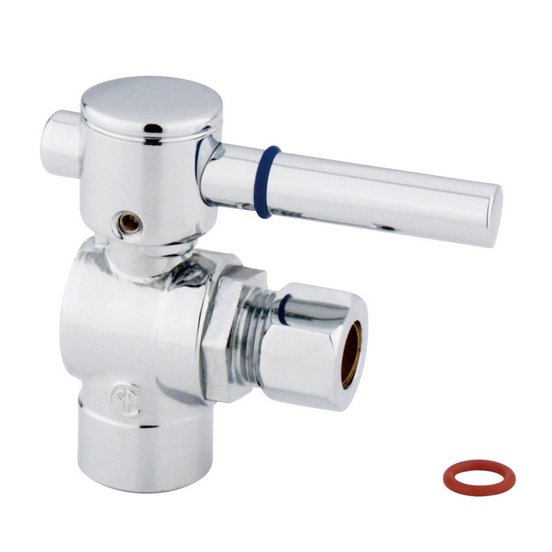 KINGSTON BRASS CC4320DL CONCORD 43467 INCH SWEAT, 43532 INCH O.D. COMPRESSION ANGLE VALVE