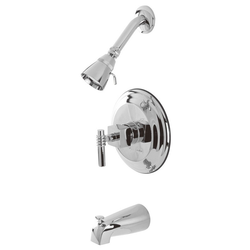 KINGSTON BRASS KB263QL MILANO TUB AND SHOWER FAUCET