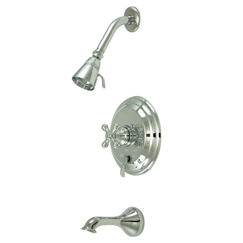 KINGSTON BRASS KB3630AX RESTORATION TUB AND SHOWER FAUCET