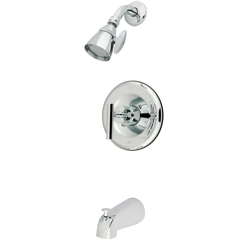 KINGSTON BRASS KB663CML MANHATTAN TUB AND SHOWER FAUCET