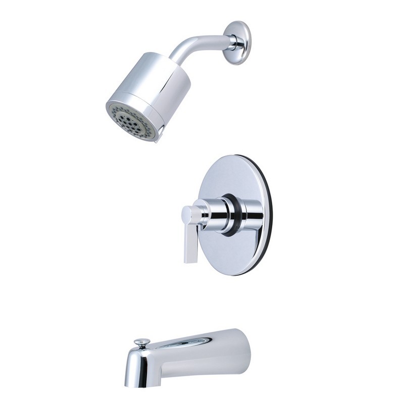 KINGSTON BRASS KB669NDL NUVOFUSION TUB AND SHOWER FAUCET