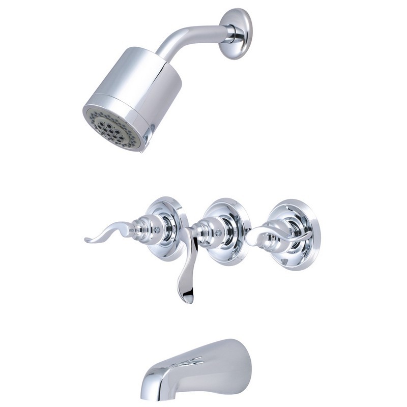 KINGSTON BRASS KB823NFL NUWAVE FRENCH TUB AND SHOWER FAUCET