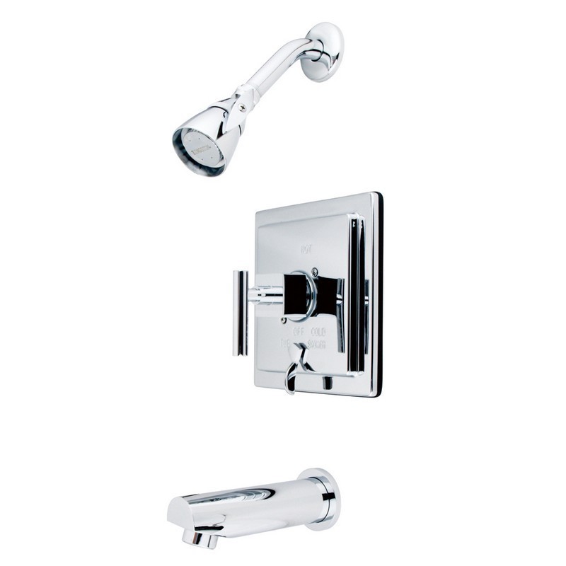 KINGSTON BRASS KB865CQL CLAREMONT TUB AND SHOWER FAUCET