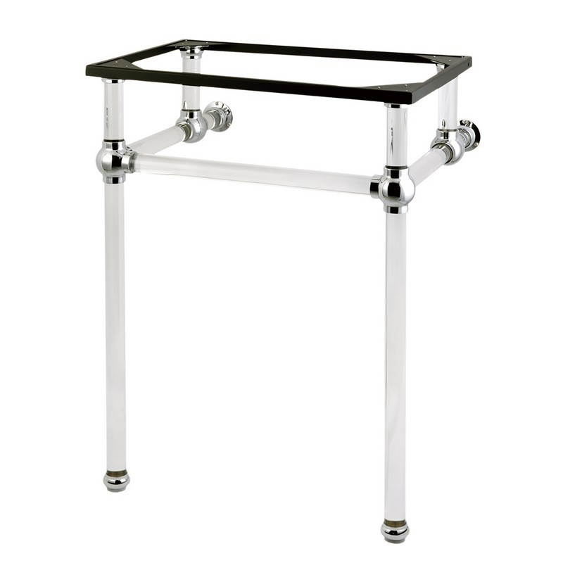 KINGSTON BRASS VAH282033 FAUCETURE TEMPLETON CONSOLE BASIN HOLDER WITH ACRYLIC PEDESTAL