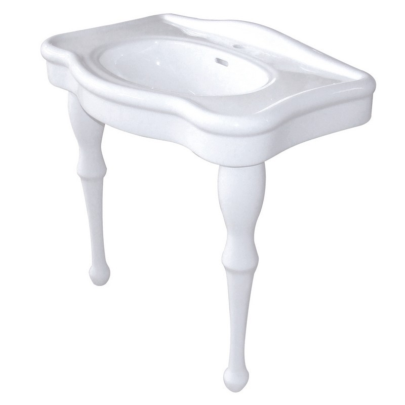 KINGSTON BRASS VPB5321 IMPERIAL 32 INCH BASIN CONSOLE FOR MONO MOUNT WITH PEDESTAL