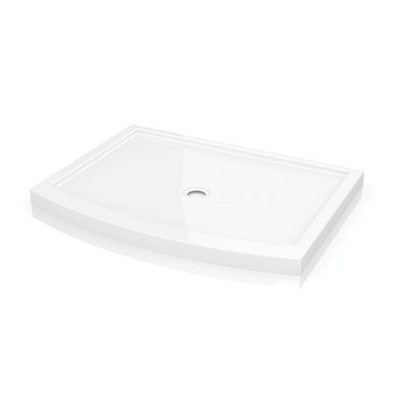 FLEURCO ABV3248-18-B ABV 36 X 48 INCH BOWFRONT BASE WITH CENTER DRAIN, NON LUCITE