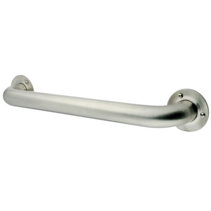 KINGSTON BRASS GB1216ES MADE TO MATCH 16 INCH STAINLESS STEEL GRAB BAR IN SATIN NICKEL