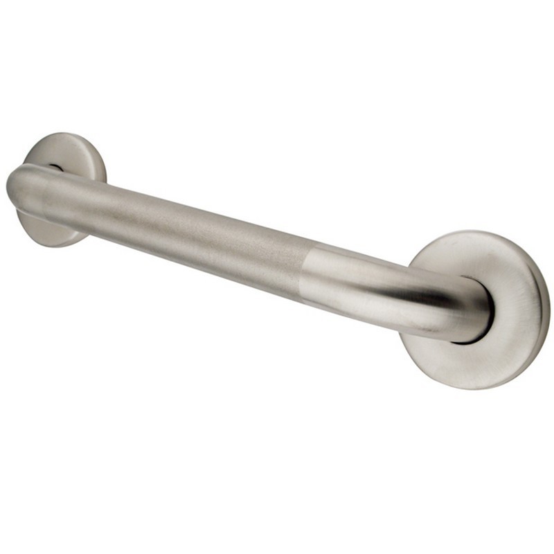 KINGSTON BRASS GB1412CT MADE TO MATCH 12 INCH STAINLESS STEEL GRAB BAR IN SATIN NICKEL