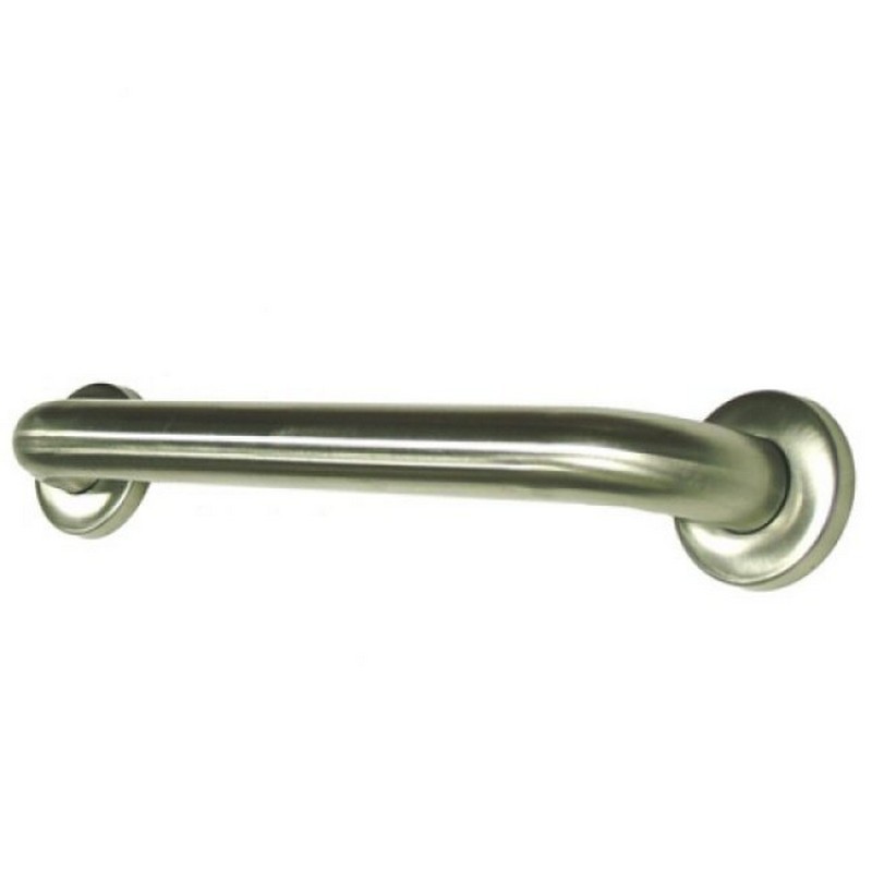 KINGSTON BRASS GB1412ES MADE TO MATCH 12 INCH STAINLESS STEEL GRAB BAR IN SATIN NICKEL