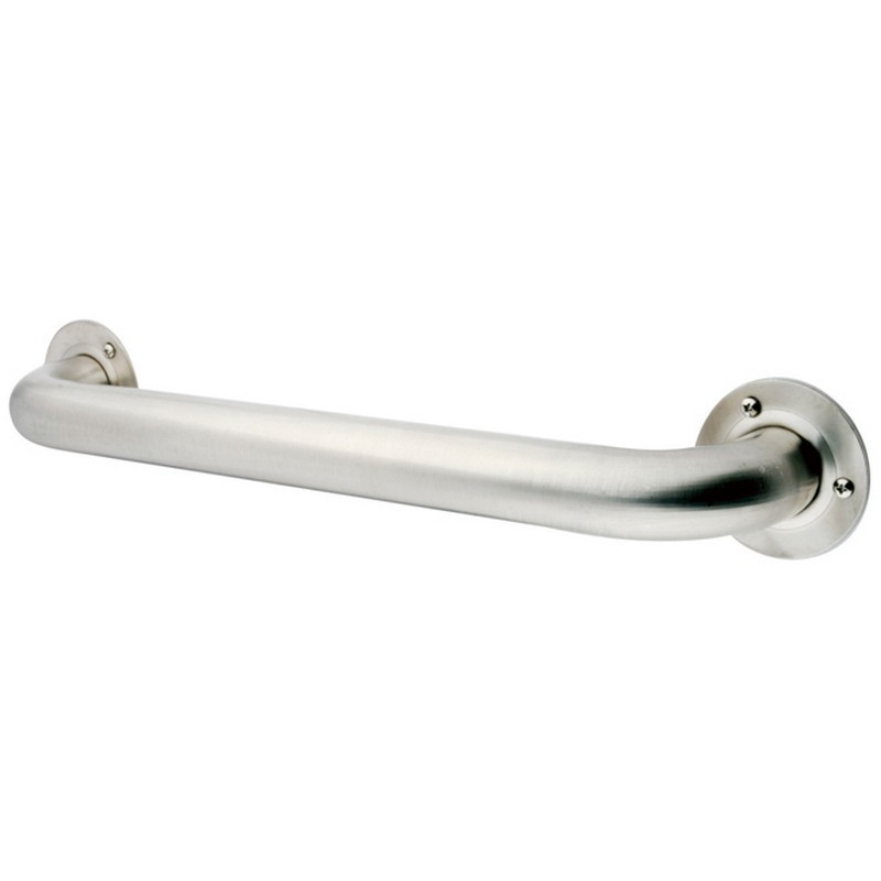 KINGSTON BRASS GB1418ES MADE TO MATCH 18 INCH STAINLESS STEEL GRAB BAR IN SATIN NICKEL