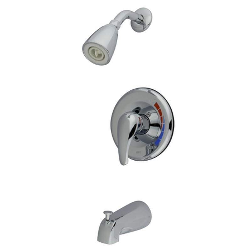 KINGSTON BRASS GKB651SW CHATHAM WATER SAVING TUB AND SHOWER TRIM ONLY WITH SWEAT VALVE IN CHROME