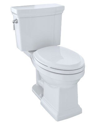 TOTO CST404CEFRG#01 PROMENADE II TWO-PIECE TOILET - 1.28 GPF WITH CEFIONTECT CERAMIC GLAZE, RIGHT HAND